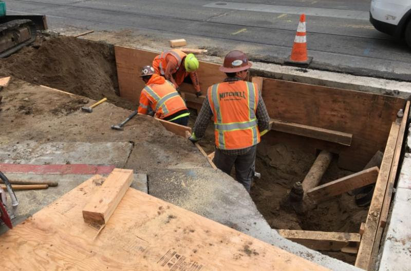 digging irving street