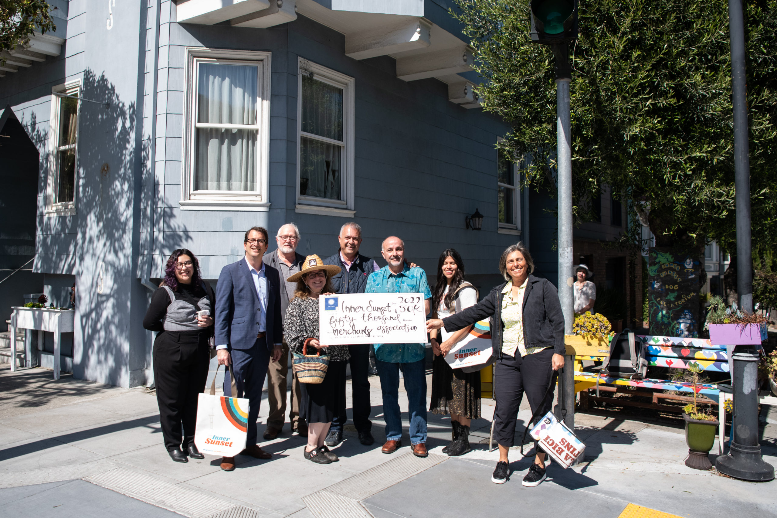 SAN FRANCISCO COUNCIL OF DISTRICT MERCHANTS ASSOCIATIONS (SFCDMA) & AVENUE GREENLIGHT GRANTS $50,000 TO THE INNER SUNSET