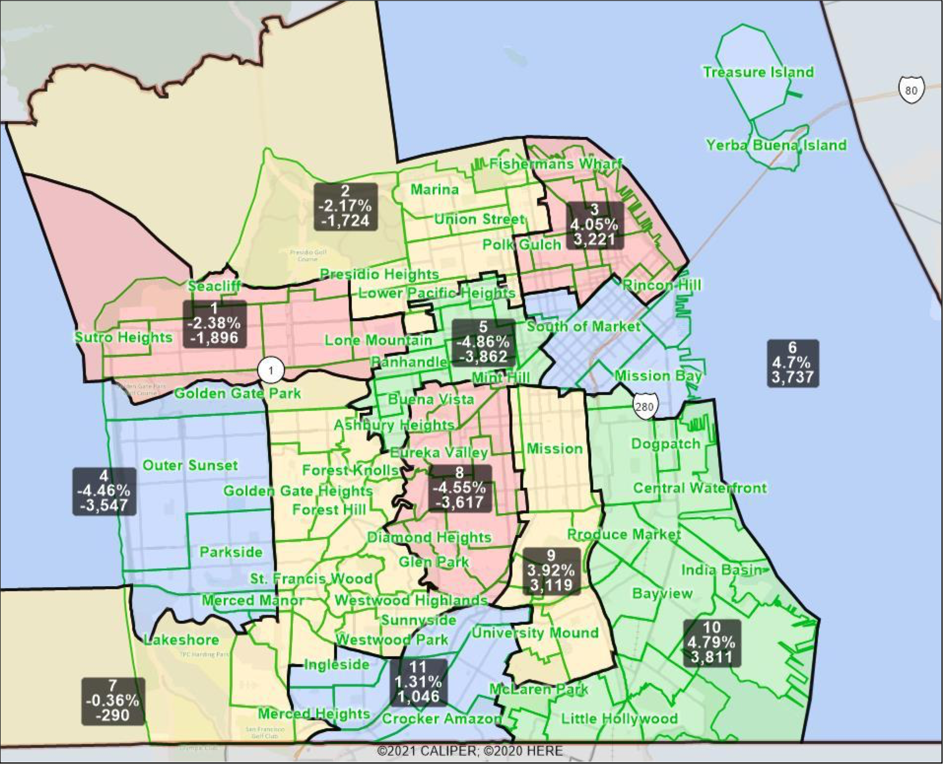 Redistricting in the Inner Sunset